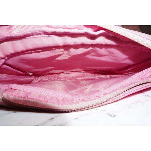 Hello Kitty Pink Quilted Shoulder Bag & Matching Wallet Set – Bow Print – Read - Picture 3 of 15